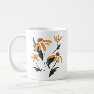 Rudbeckia Hirta Schwarzäugige Susanne Ästhetische  Kaffeetasse