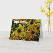 RUDBECKIA KARTE (Gelbe Blume)