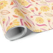 Rudbeckia Wrapping Paper Geschenkpapier (Rolleneckpunkt)