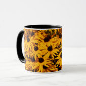 Rudbeckias Black-Mit Augen Susans Yellow Coneflowe Tasse (Vorderseite Links)