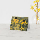 Rudbeckias Blank Notecard Karte (Gelbe Blume)
