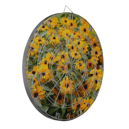 Rudbeckias / Ein Bett von Schwarz-Mit Augen Susans Dartscheibe (Vorderseite Links)