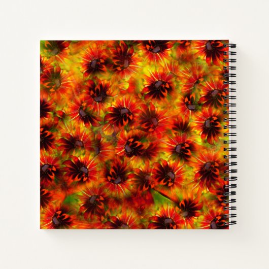 Rudbeckias Galore-Notebook Notizblock (Rückseite)