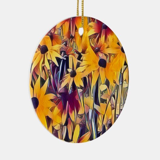 RUDBECKIAS KERAMIK ORNAMENT (Rechts)