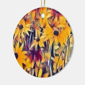 RUDBECKIAS KERAMIK ORNAMENT (Links)
