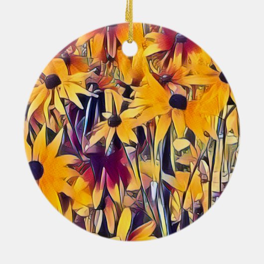 RUDBECKIAS KERAMIK ORNAMENT (Hinten)