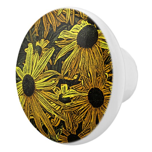 RUDBECKIAS KERAMIKKNAUF (Rechts)