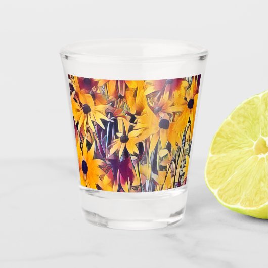 RUDBECKIAS SCHNAPSGLAS (Vorderseite)