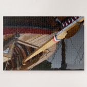 rudder fishing boat puzzle (Horizontal)
