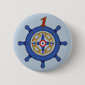 Rudder Logo Badge Button (Vorderseite)