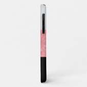 Ruddy Pink Batik Grau Wasserfarbe und Name Case-Mate iPhone Hülle (Hinten/Links)