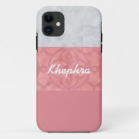 Ruddy Pink Batik Gray Name