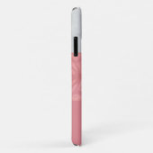 Ruddy Pink Batik Gray Name Case-Mate iPhone Hülle (Hinten/Rechts)