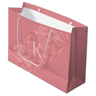 Ruddy Pink Batik Letter Große Geschenktüte