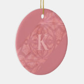 Ruddy Pink Batik Letter Keramik Ornament (Rechts)