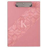 Ruddy Pink Batik Letter Klemmbrett (Vorderseite)