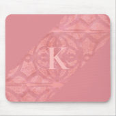 Ruddy Pink Batik Letter Mousepad (Vorne)