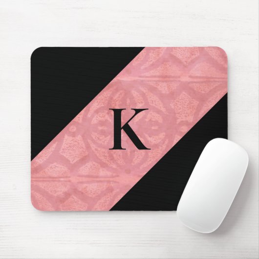 Ruddy Pink Batik Letter Mousepad (Mit Mouse)