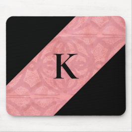 Ruddy Pink Batik Letter Mousepad