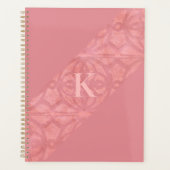 Ruddy Pink Batik Letter Planer (Vorderseite)