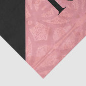 Ruddy Pink Batik Letter Seidenpapier (Ausschnitt)