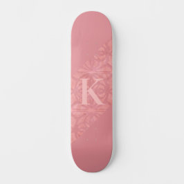 Ruddy Pink Batik Letter Skateboard