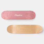 Ruddy Pink Batik Name Skateboard (Horizontal)