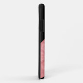 Ruddy Pink Batik und Black Letter Case-Mate iPhone Hülle (Hinten/Rechts)