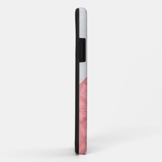 Ruddy Pink Batik und Graufarbenbrief Case-Mate iPhone Hülle (Hinten/Rechts)