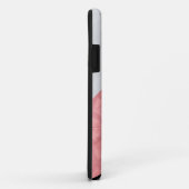 Ruddy Pink Batik und Graufarbenbrief Case-Mate iPhone Hülle (Hinten/Rechts)