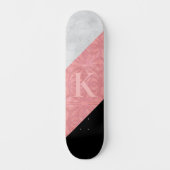 Ruddy Pink Batik und Graufarbenbrief Skateboard (Vorderseite)