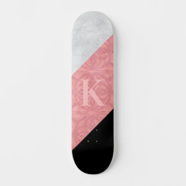 Ruddy Pink Batik und Graufarbenbrief Skateboard