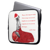 Rude Adult Joke Sexy Mrs. Santa Pinup Laptop Schlä Laptopschutzhülle (Vorderseite Links)