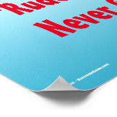 Rude Alf der Elf Funny Cartoon Weihnachts-Poster Poster (Ecke)