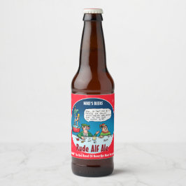 RUDE ALF - Funny Custom Winter Beer Labels Bierflaschenetikett
