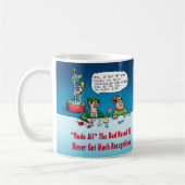 Rude ALF Funny Elf Xmas Tasse (Links)