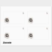 Rude-Aufkleber Rechteckiger Aufkleber (Blatt)