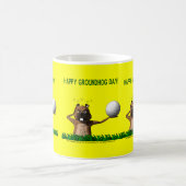 "Rude Awakening" Groundhog Day Tasse (Mittel)
