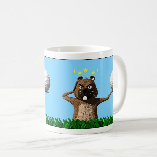 Rude Awakening Groundhog Day Tasse (VorderseiteRechts)