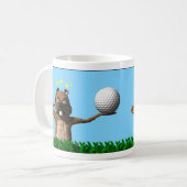 Rude Awakening Groundhog Day Tasse (Vorderseite Links)