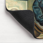 RUDE AWAKENING - Vintage Hundekunst Mousepad (Ecke)