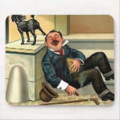 RUDE AWAKENING - Vintage Hundekunst Mousepad (Vorne)