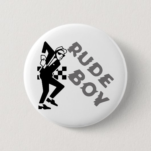 Rude Boy Button (Vorderseite)