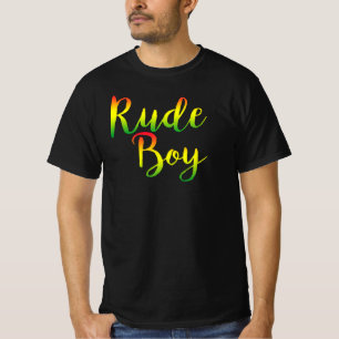 Rude Boy - G00d Vibes Nur Rasta Reggae Roots T-Shi T-Shirt