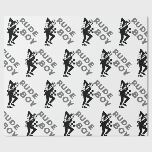 Rude Boy Geschenkpapier (Flach)