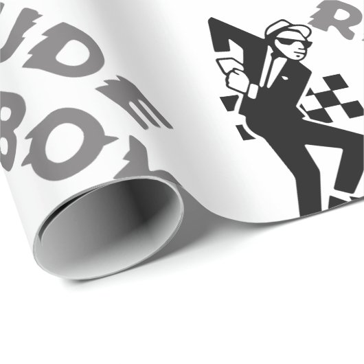 Rude Boy Geschenkpapier (Rolleneckpunkt)