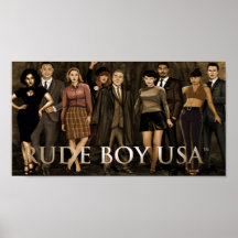 Rude Boy USA vol. 1 - Gesamtes Cast Poster 36" x 2