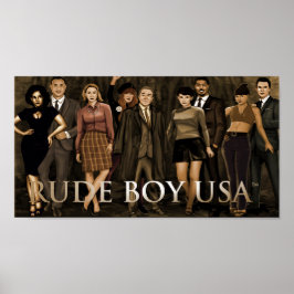 Rude Boy USA vol. 1 - Gesamtes Cast Poster 36" x 2