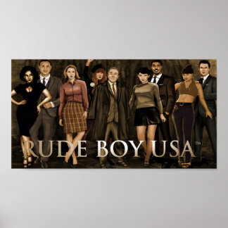 Rude Boy USA vol. 1 - Gesamtes Cast Poster 36" x 2