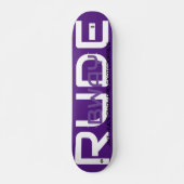 RUDE BWAY 7 3/4" Skateboard Deck (Vorne)